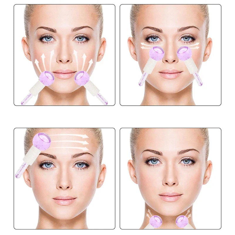 Esferas de Cristal para Massagem Facial Anti Anging Sphere