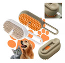 PetSteam 3 em 1 – Escova a Vapor para Gatos e Cães