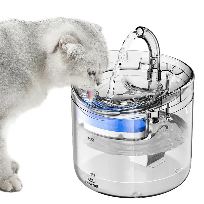Fonte de Água Automática para Gatos - FreshWater